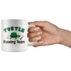 Funny Runners Mug Turtle Running Team 11oz White Coffee Mugs