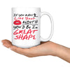 Funny Running Mug If You Ran Like Your Mouth Youd Be In 15oz White Coffee Mugs