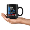 Funny Running Mug Run Slow Run Fast Just Run 11oz Black Coffee Mugs