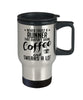 Funny Running Travel Mug Never Trust A Runner That Doesn't Drink Coffee and Swears A Lot 14oz Stainless Steel