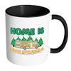 Funny RV Camper Mug Home Is Where You Park It White 11oz Accent Coffee Mugs