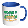 Funny RV Camper Mug Home Is Where You Park It White 11oz Accent Coffee Mugs