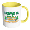 Funny RV Camper Mug Home Is Where You Park It White 11oz Accent Coffee Mugs