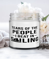 Funny Sailor Candle Tears Of The People I Beat In Sailing 9oz Vanilla Scented Candles Soy Wax