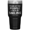 Funny Sailor Tumbler Tears of The People I beat In Sailing Laser Etched 30oz Stainless Steel