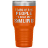 Funny Sailor Tumbler Tears of The People I beat In Sailing Laser Etched 30oz Stainless Steel