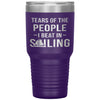 Funny Sailor Tumbler Tears of The People I beat In Sailing Laser Etched 30oz Stainless Steel