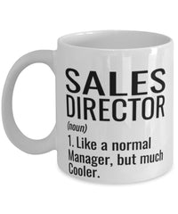 Funny Sales Director Mug Like A Normal Manager But Much Cooler Coffee Cup 11oz 15oz White