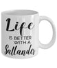 Funny Sallander Rabbit Mug Life Is Better With A Sallander Coffee Cup 11oz 15oz White