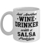 Funny Salsa Mug Just Another Wine Drinker With A Salsa Problem Coffee Cup 11oz White