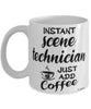 Funny Scene Technician Mug Instant Scene Technician Just Add Coffee Cup White