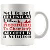 Funny Science Chemistry Mug Alcohol Is A Solution 11oz White Coffee Mugs