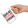 Funny Science Chemistry Mug Alcohol Is A Solution 15oz White Coffee Mugs