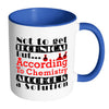 Funny Science Chemistry Mug Alcohol Is A Solution White 11oz Accent Coffee Mugs