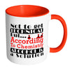 Funny Science Chemistry Mug Alcohol Is A Solution White 11oz Accent Coffee Mugs