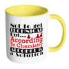 Funny Science Chemistry Mug Alcohol Is A Solution White 11oz Accent Coffee Mugs