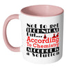 Funny Science Chemistry Mug Alcohol Is A Solution White 11oz Accent Coffee Mugs