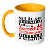 Funny Science Chemistry Mug Alcohol Is A Solution White 11oz Accent Coffee Mugs