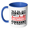 Funny Science Chemistry Mug Alcohol Is A Solution White 11oz Accent Coffee Mugs