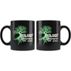 Funny Science Mug Biology Grows On You 11oz Black Coffee Mugs