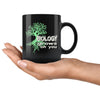 Funny Science Mug Biology Grows On You 11oz Black Coffee Mugs