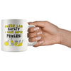 Funny Science Mug Screw Lab Safety I Want Super Powers 11oz White Coffee Mugs