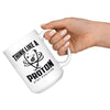 Funny Science Mug Think Like A Proton Be Positive 15oz White Coffee Mugs