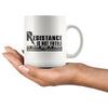 Funny Science Physics Mug Resistance Is Not Futile Its 11oz White Coffee Mugs