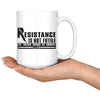 Funny Science Physics Mug Resistance Is Not Futile Its 15oz White Coffee Mugs