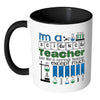 Funny Science Teacher Mug Like A Normal Teacher Just Cooler White 11oz Accent Coffee Cup