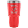 Funny Science Travel Mug Think Like A Proton 30 oz Stainless Steel Tumbler