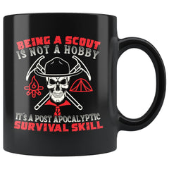 Funny Scouts Mug A Post Apocalyptic Survival Skill 11oz Black Coffee Mugs