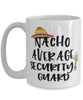 Funny Security Guard Mug Nacho Average Security Guard Coffee Cup 15oz White