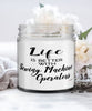 Funny Sewing Machine Operator Candle Life Is Better With Sewing Machine Operators 9oz Vanilla Scented Candles Soy Wax