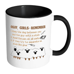 Funny Sheep Mug Sheep Conspiracy White 11oz Accent Coffee Mugs