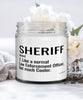 Funny Sheriff Candle Like A Normal Law Enforcement Officer But Much Cooler 9oz Vanilla Scented Candles Soy Wax