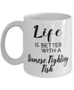Funny Siamese Fighting Fish Mug Life Is Better With A Siamese Fighting Fish Coffee Cup 11oz 15oz White