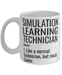 Funny Simulation Learning Technician Mug Like A Normal Technician But Much Cooler Coffee Cup 11oz 15oz White