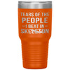 Funny Skeleton Tumbler Tears Of The People I Beat In Skeleton Laser Etched 30oz Stainless Steel Tumbler