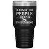 Funny Skibobbing Tumbler Tears Of The People I Beat In Skibobbing Laser Etched 30oz Stainless Steel