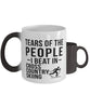 Funny Skier Mug Tears Of The People I Beat In Cross Country Skiing Coffee Mug Color Changing 11oz