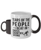 Funny Skier Mug Tears Of The People I Beat In Cross Country Skiing Coffee Mug Color Changing 11oz