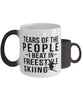 Funny Skier Mug Tears Of The People I Beat In Freestyle Skiing Coffee Mug Color Changing 11oz