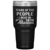 Funny Skimboarder Tumbler Tears Of The People I Beat In Skimboarding Laser Etched 30oz Stainless Steel