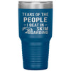Funny Skimboarder Tumbler Tears Of The People I Beat In Skimboarding Laser Etched 30oz Stainless Steel