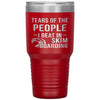 Funny Skimboarder Tumbler Tears Of The People I Beat In Skimboarding Laser Etched 30oz Stainless Steel