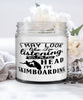 Funny Skinboarder Candle I May Look Like I'm Listening But In My Head I'm Skimboarding 9oz Vanilla Scented Candles Soy Wax