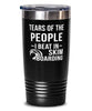 Funny Skinboarder Tumbler Tears Of The People I Beat In Skimboarding Tumbler 20oz Stainless Steel