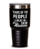 Funny Skinboarder Tumbler Tears Of The People I Beat In Skimboarding Tumbler 30oz Stainless Steel