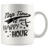 Funny Sleeping Mug Nap Time Is My Happy Hour 11oz White Coffee Mugs